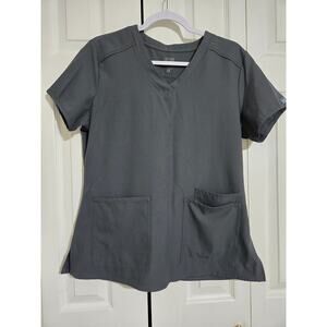 Insight by medcouture medium women's gray scrub top